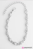 Paparazzi "Hold On To Your SPARKLE!" White Bracelet Paparazzi Jewelry