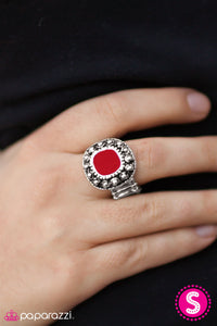 Paparazzi "Hold Your Horses" Red Ring Paparazzi Jewelry