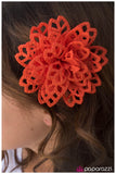 Paparazzi "HOLE-Heartedly Yours" Orange Hair Clip Paparazzi Jewelry