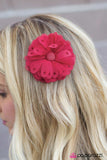 Paparazzi "Hole in One - Pink" hair clip Paparazzi Jewelry