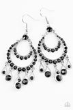 Paparazzi "Hollywood Hottie" Black Earrings Paparazzi Jewelry