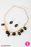 Paparazzi "Hollywood Starlet" Gold Necklace & Earring Set Paparazzi Jewelry