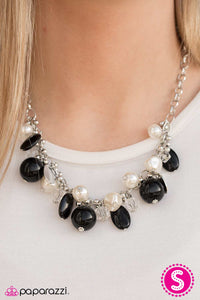 Paparazzi "Hollywood Starlet" Black Necklace & Earring Set Paparazzi Jewelry