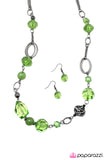 Paparazzi "Home for the Holidays - Green" necklace Paparazzi Jewelry