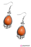 Paparazzi "Homegrown" Orange Earrings Paparazzi Jewelry