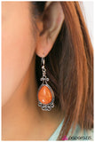Paparazzi "Homegrown" Orange Earrings Paparazzi Jewelry