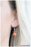 Paparazzi "Home Is Where The Heart Is" Orange Necklace & Earring Set Paparazzi Jewelry