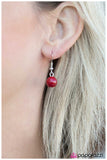 Paparazzi "Home Is Where The Heart Is" Red Necklace & Earring Set Paparazzi Jewelry