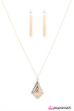 Paparazzi "Home Is Where The Tribe Is - Gold" necklace Paparazzi Jewelry