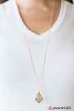 Paparazzi "Home Is Where The Tribe Is - Gold" necklace Paparazzi Jewelry