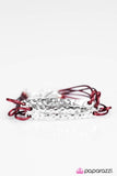 Paparazzi "Home Plate" Red Bracelet Paparazzi Jewelry