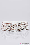 Paparazzi "Home Run - White" bracelet Paparazzi Jewelry