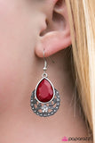 Paparazzi "Home Sweet Home - Red" earring Paparazzi Jewelry