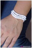 Paparazzi "Hometown Glory" White Bracelet Paparazzi Jewelry