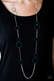 Paparazzi "Hoop and Hoppin - Blue" necklace Paparazzi Jewelry