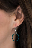 Paparazzi "Hoop and Hoppin - Blue" necklace Paparazzi Jewelry