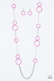 Paparazzi "Hoop and Hoppin - Pink" necklace Paparazzi Jewelry
