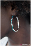 Paparazzi "Hoop-Dee-Doo - Blue" earring Paparazzi Jewelry