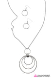 Paparazzi "Hoop Dreams - Black" necklace Paparazzi Jewelry