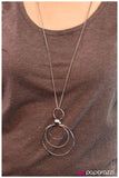 Paparazzi "Hoop Dreams - Black" necklace Paparazzi Jewelry