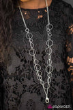 Paparazzi "Hoop Harmony - Silver" necklace Paparazzi Jewelry
