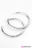 Paparazzi "Hoop Honcho - Silver" earring Paparazzi Jewelry