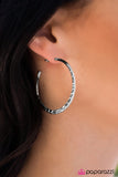 Paparazzi "Hoop Honcho - Silver" earring Paparazzi Jewelry