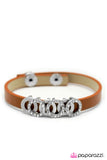 Paparazzi "Hoops and Hollers - Brown" bracelet Paparazzi Jewelry