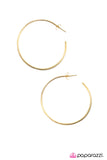 Paparazzi "HOOP There It Is - Gold" earring Paparazzi Jewelry
