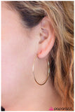 Paparazzi "HOOP There It Is - Gold" earring Paparazzi Jewelry
