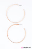 Paparazzi "Hoop Troop - Rose Gold" earring Paparazzi Jewelry