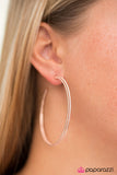 Paparazzi "Hoop Troop - Rose Gold" earring Paparazzi Jewelry