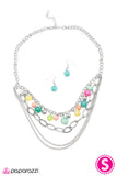 Paparazzi "Hopelessly Devoted To You - Multi" necklace Paparazzi Jewelry