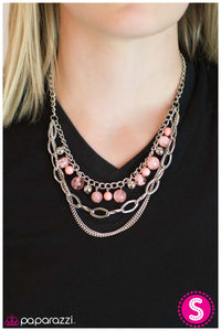 Paparazzi "Hopelessly Devoted To You - Pink" necklace Paparazzi Jewelry