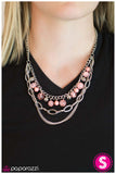 Paparazzi "Hopelessly Devoted To You - Pink" necklace Paparazzi Jewelry