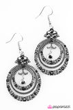 Paparazzi "Hopelessly Havana - Black" earring Paparazzi Jewelry