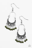 Paparazzi "Hopelessly Houston" Green Earrings Paparazzi Jewelry