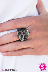 Paparazzi "Hot Shot " Black Ring Paparazzi Jewelry