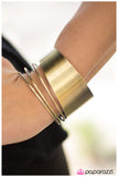 Paparazzi "Hot Wired" Brass Bracelet Paparazzi Jewelry