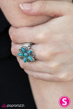 Paparazzi "How DAISY Is That? - Blue " ring Paparazzi Jewelry