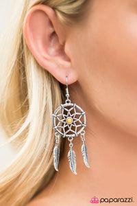 Paparazzi "How Dreamy - Yellow" earring Paparazzi Jewelry