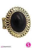 Paparazzi "Howdy, Partner! - Black" ring Paparazzi Jewelry
