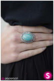 Paparazzi "Howdy, Partner! - Blue" ring Paparazzi Jewelry
