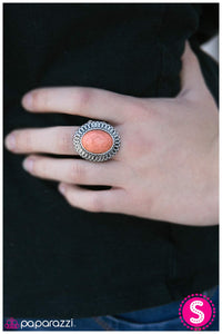 Paparazzi "Howdy, Partner! - Orange" ring Paparazzi Jewelry