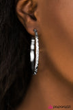 Paparazzi "How HOOP-tastic!" Silver Earrings Paparazzi Jewelry