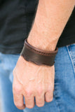 Paparazzi "How Riveting - Brown" bracelet Paparazzi Jewelry
