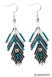 Paparazzi "Huntress" Blue Earrings Paparazzi Jewelry