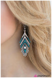 Paparazzi "Huntress" Blue Earrings Paparazzi Jewelry