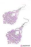 Paparazzi "Hyacinth Haven - Purple" earring Paparazzi Jewelry