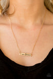 Paparazzi "I Am Brave - Gold" necklace Paparazzi Jewelry